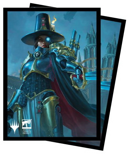 [175] MtG Sleeves 40K-V3 Confezione 100 Sleeves Inquisitor Greyfax
