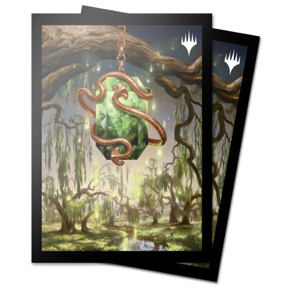 [263] MtG Sleeves MH3-V5 Confezione 100 Sleeves Emerald Medallion