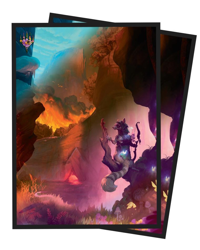 [271] MtG Sleeves BLB-V4 Confezione 100 Sleeves Mountain