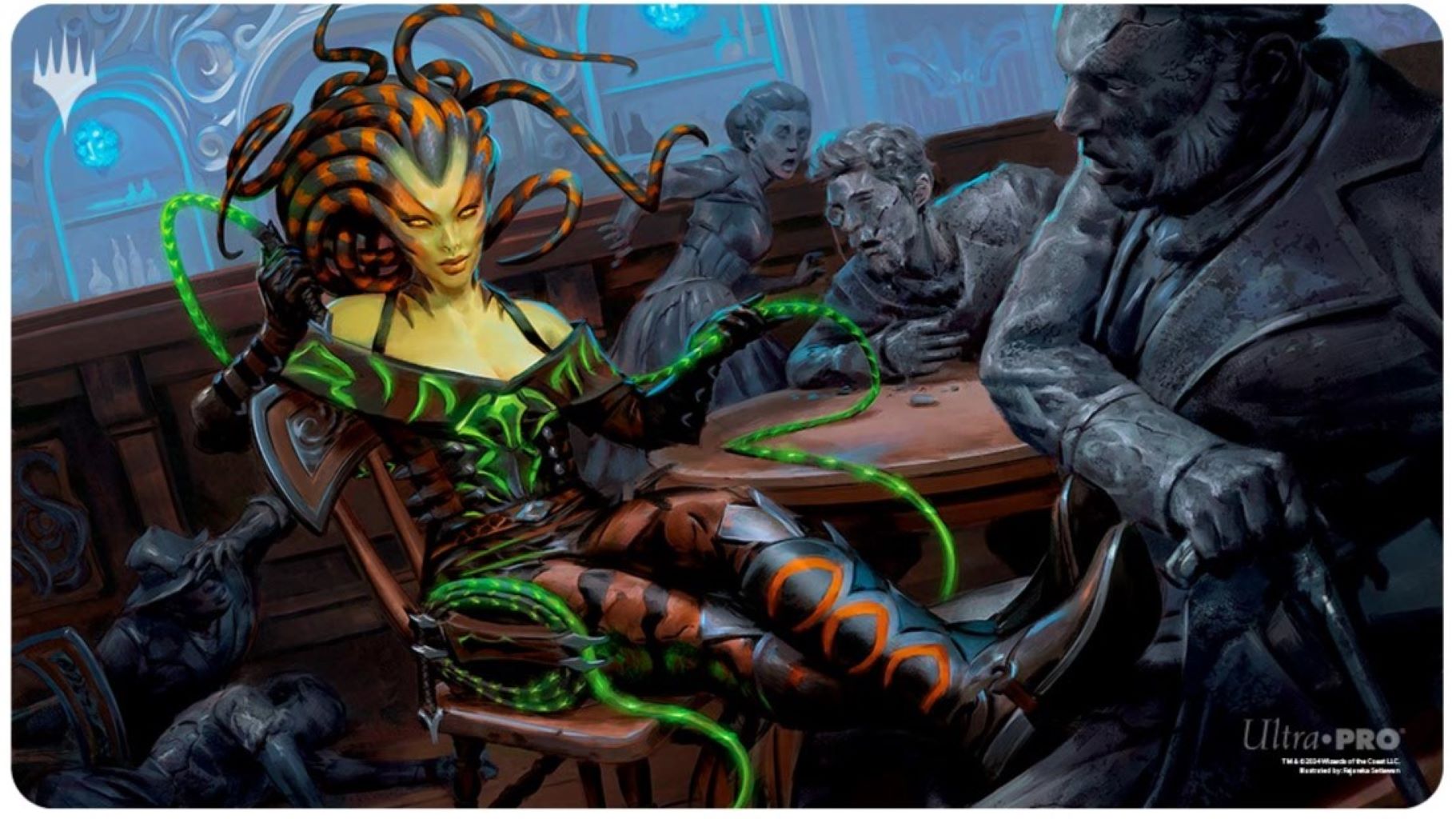 [669] MtG Playmat OTJ-V2 Vraska, the Silencer