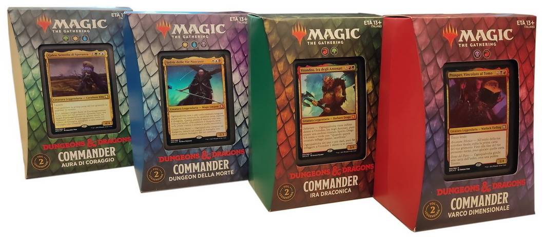 Commander Avventure nei Forgotten Realms ITA - Set 4 Mazzi Commander
