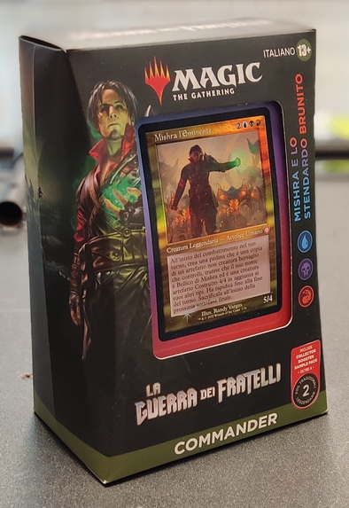La Guerra dei Fratelli ITA - Mazzo Commander Mishra e lo Stendardo Brunito