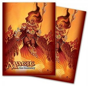 [7] MtG Sleeves PLANAR-01 Conf. 80 Sleeves Akroma, Angel of Fury