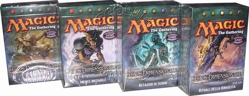 Caos Dimensionale - Set 4 Mazzi Tematici