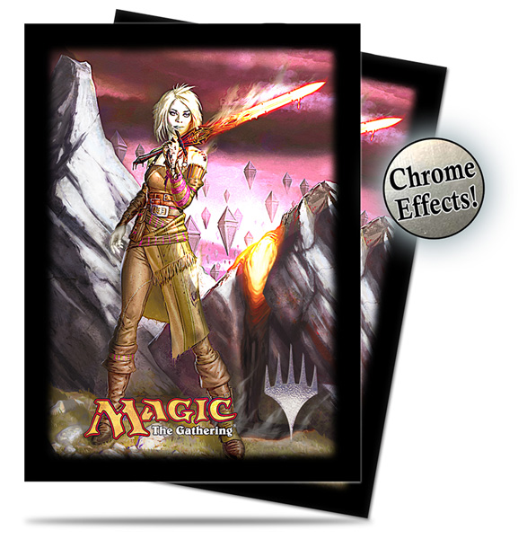[1] MtG Sleeves CO14-01 Confezione 120 Sleeves Nahiri, the Lithomancer