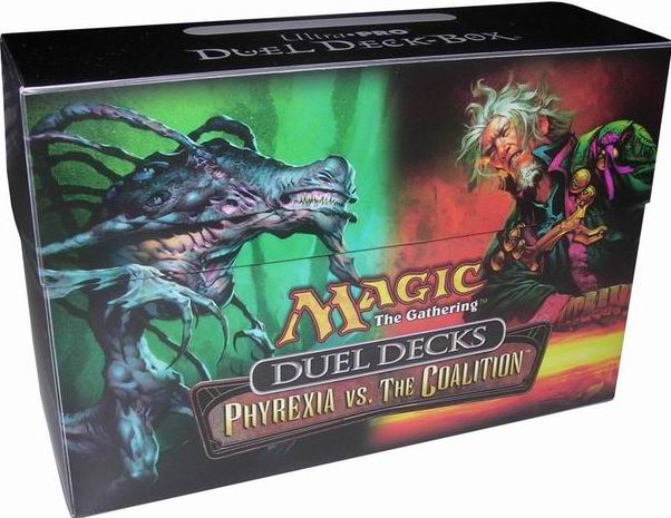 [4] MtG Deck Box Duel Decks Phyrexia vs The Coalition