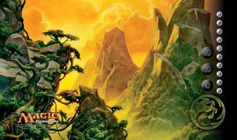 [25] MtG Playmat SHARDS-9 Mountain