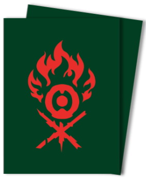 [15] MtG Sleeves GRN-5 Conf. 100 Sleeves Gruul Clans