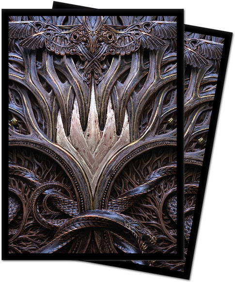 [102] MtG Sleeves KHM-V1 Conf. 100 proteggicard Stylized Planeswalker Symbol