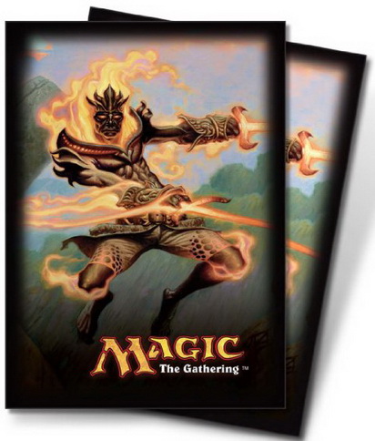 [15] MtG Sleeves LORWYN-02 Conf. 80 Sleeves Flamekin Bladewhirl