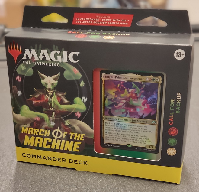 March of the Machines Commander ENG - Commander Deck Call for Backup