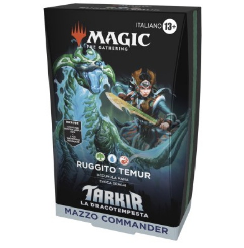 Commander Tarkir: la Dracotempesta ITA - Mazzo Commander Ruggito Temur