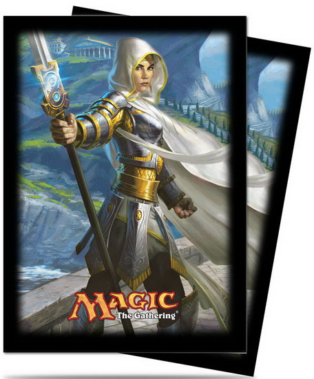 [91] MtG Sleeves THEROS-01 Conf. 80 Sleeves Elspeth, Sun