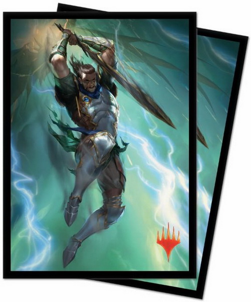 [44] MtG Sleeves WAR-V1 Conf. 100 Sleeves Gideon Blackblade