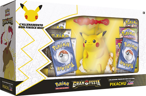 Gran Festa ITA - Collezione Premium con Statuina Pikachu VMAX