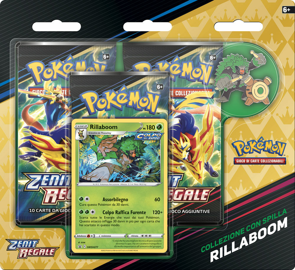 Zenit Regale ITA - Collezione con Spilla Rillaboom