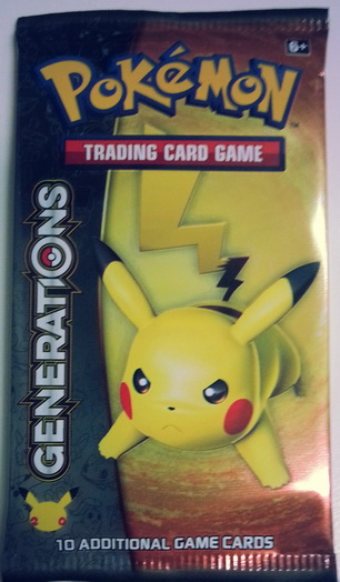 Generations ENG - Bustina artwork Pikachu