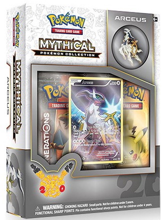 Generations ENG - Arceus Pin Mythical Collection