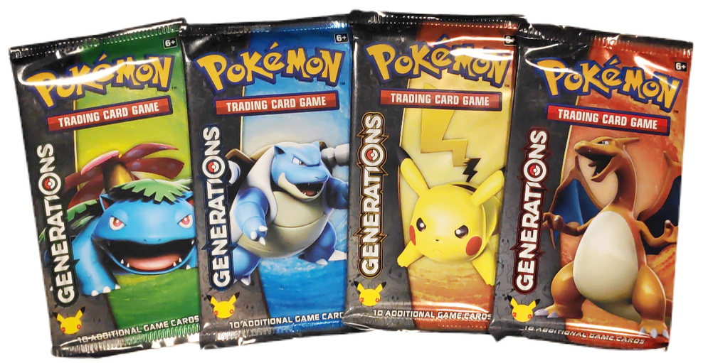 Generations ENG - 4 Booster Pack: Set 4 Artwork diverse
