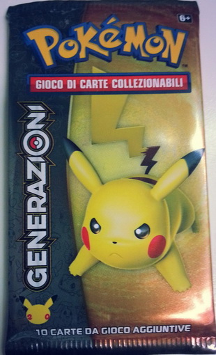 Generazioni - Bustina Artwork Pikachu