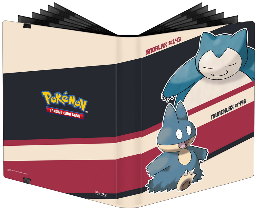[24] Pokémon PRO-Binder Ultra-PRO 9+9 tasche Snorlax & Munchlax