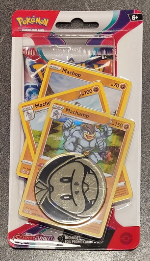 Scarlet & Violet ENG - Premium Blister Machamp