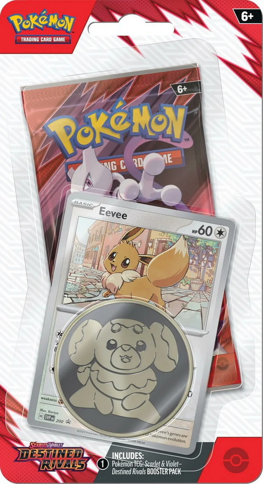 [2504-A] S&V Destined Rivals - Checklane Blister Eevee