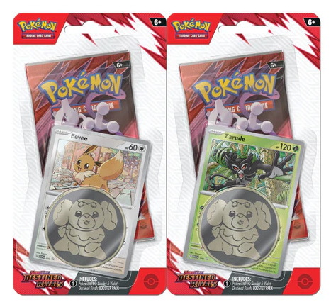 [2504] S&V Destined Rivals - Set 2 Checklane Blister Eevee + Zarude