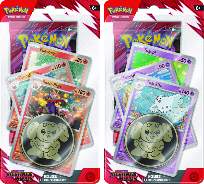 [2505] S&V Destined Rivals - Set 2 Premium Blister Skeledirge + Togekiss