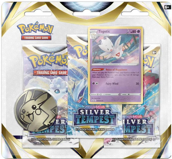 S&S-Silver Tempest ENG - Three Pack Blister Manaphy