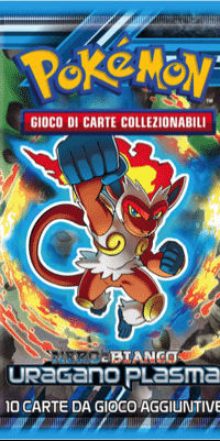 N&B-Uragano Plasma - Bustina Artwork Infernape