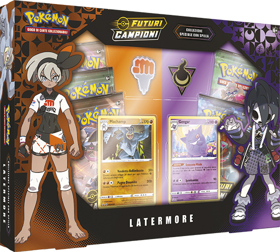 Futuri Campioni ITA - Collezione Speciale con Spilla Latermore (Machamp&Gengar)
