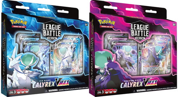 ENG - Set 2 League Battle Deck: Ice Rider Calyrex VMAX +  Shadow Rider Calyrex VMAX