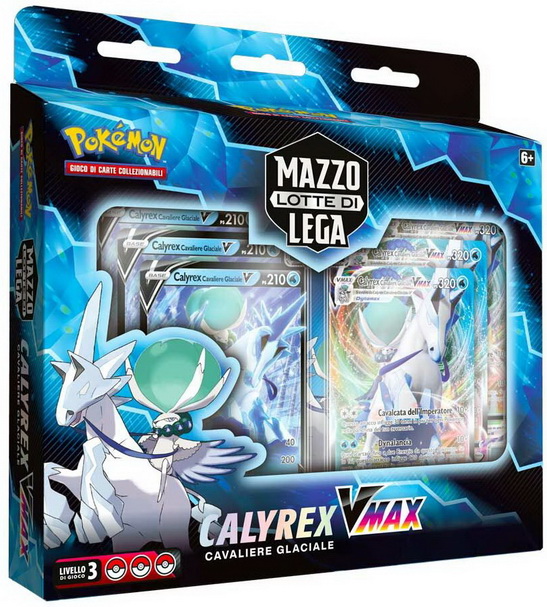 [2209] ITA - Mazzo Lotte di Lega: Calyrex Cavaliere Glaciale VMAX