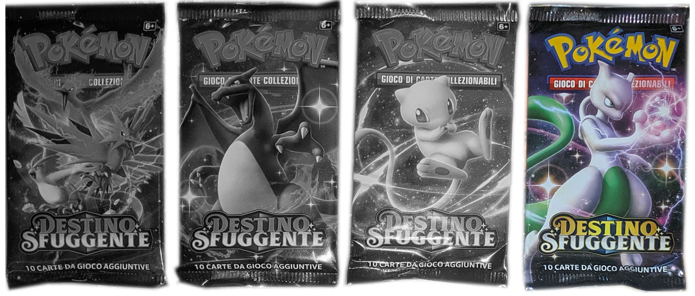 Destino Sfuggente ITA - Bustina Artwork Mewtwo