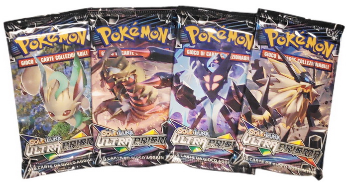 S&M-Ultra Prisma - Artset 4 Bustine: Set 4 Artwork diverse