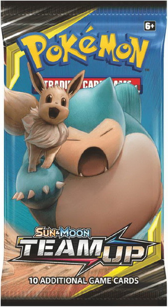 S&M-Team Up - Bustina Artwork Eevee & Snorlax 