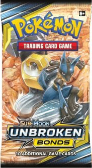 S&M-Unbroken Bonds - Bustina Artwork Lucario & Melmetal GX