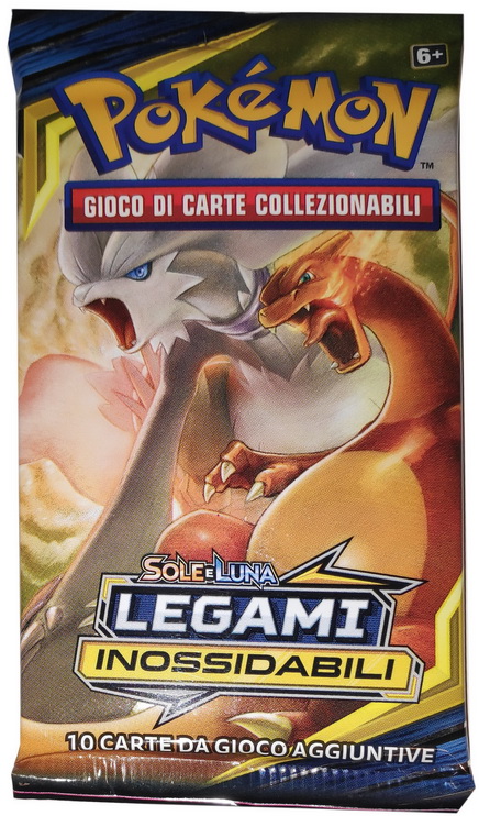 S&L-Legami Inossidabili ITA - Bustina Artwork Reshiram & Charizard GX