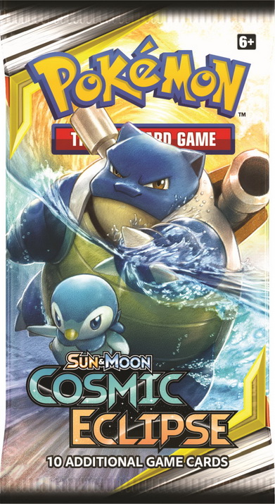 S&M-Cosmic Eclipse ENG - Bustina Artwork Blastoise & Piplup GX 