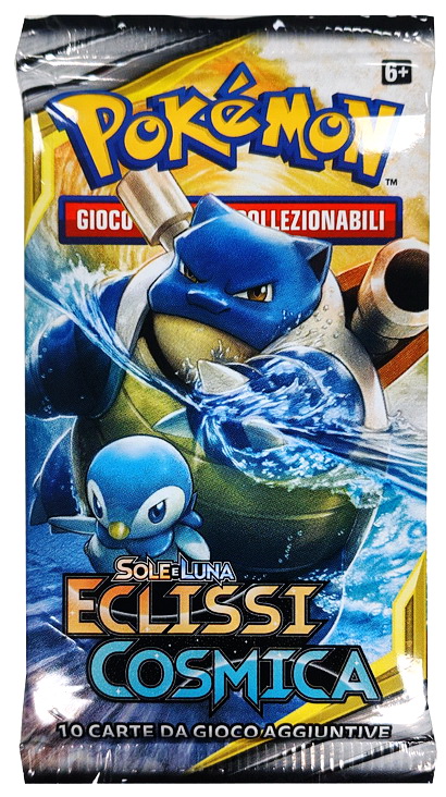 S&L-Eclissi Cosmica ITA - Bustina Artwork Blastoise e Piplup GX