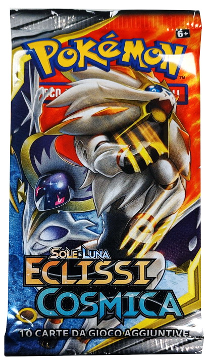 S&L-Eclissi Cosmica ITA - Bustina Artwork Solgaleo e Lunala GX