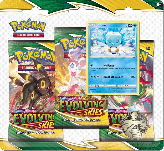 S&S-Evolving Skies ENG - Three Pack Blister Eiscue