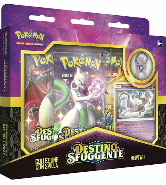 Destino Sfuggente ITA - Collezione con Spilla: Mewtwo