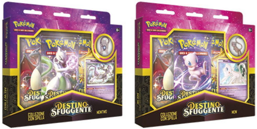 Destino Sfuggente ITA - Collezione con Spilla: Mew + Mewtwo