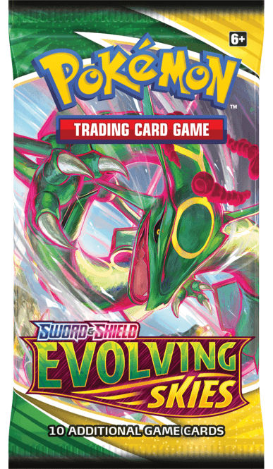 S&S-Evolving Skies ENG - Booster Pack Artwork Rayquaza