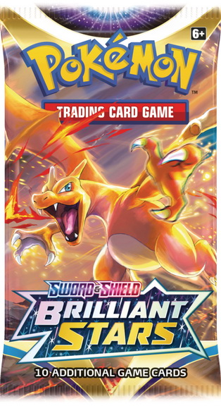 S&S-Brilliant Stars ENG - Booster Pack Artwork Charizard
