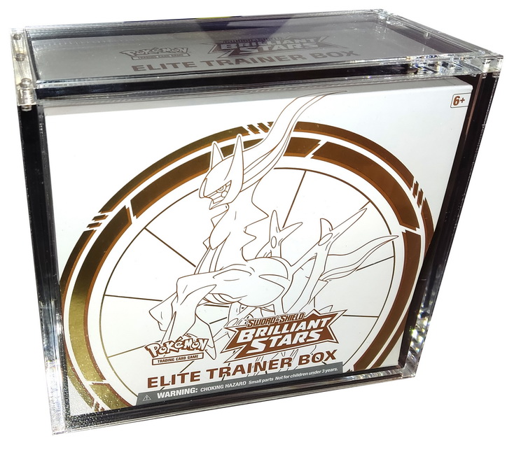 S&S-Brilliant Stars ENG - Elite Trainer Box + Case in Plexyglass Cards Collection