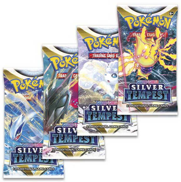 Silver Tempest ENG - 4 Booster Pack: Set 4 Artwork diverse