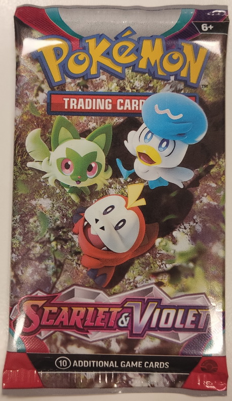 Scarlet & Violet ENG - Booster Pack Artwork Fuecoco, Quaxly, Sprigatito